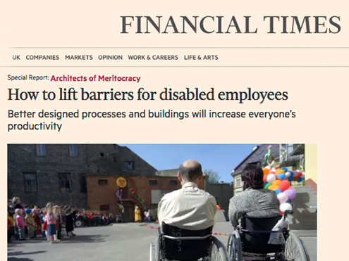 Image of Financial Times article as seen on website
